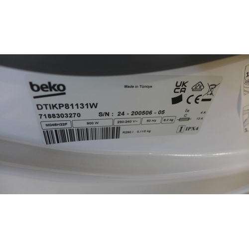 4220 - Beko 8Kg Heat Pump Tumble Dryer* This lot is subject to vat