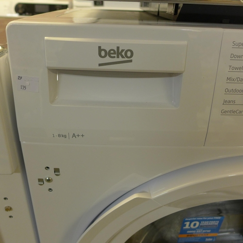 4220 - Beko 8Kg Heat Pump Tumble Dryer* This lot is subject to vat