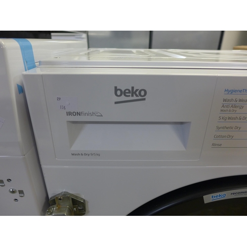 4222 - Beko Wifi Connected Integrated 9Kg Washer Dryer * This lot is subject to vat