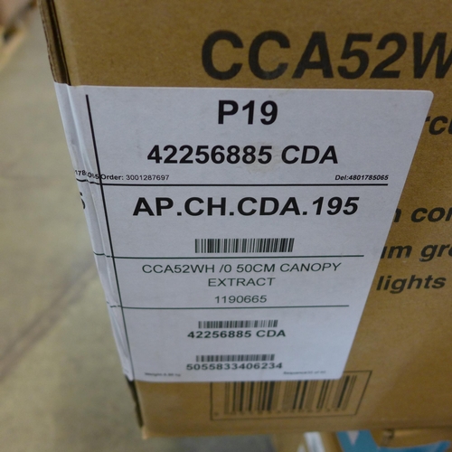 4223 - 2 x CDA Canopy Hoods * This lot is subject to vat