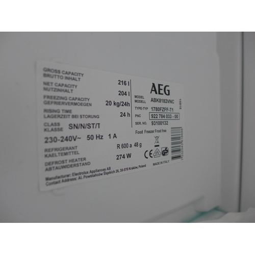 4239 - AEG Integrated Tower Freezer Frost Free (Transit damage), Original RRP £607.50 + vat * This lot is s... 