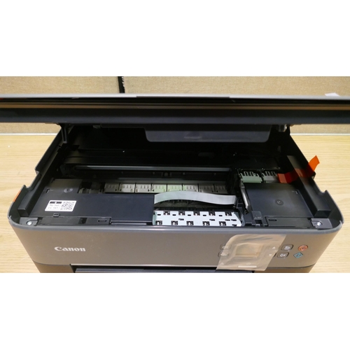 6035 - Canon Pixma printer with box - Ts5350A - This lot requires a UK adapter (342-541) *This lot is subje... 