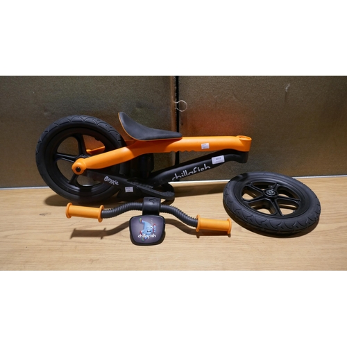 6447 - Chillafish Balance Bike (Incomplete) and Two Hp Envy 6020E Aio Printers - This lot requires UK adapt... 