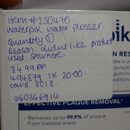 6043 - Waterpik Water Flosser - model no -  Wp150/Wp470Uk   (348-327) *This lot is subject to Vat