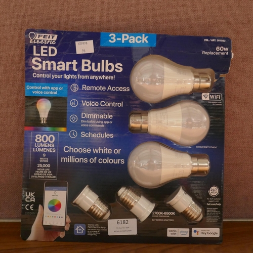 6182 - Feit Led Smart A60 Wi-Fi Bulbs and Rechargeable Conglom Drawer Lights  (348-96,322) *This lot is sub... 