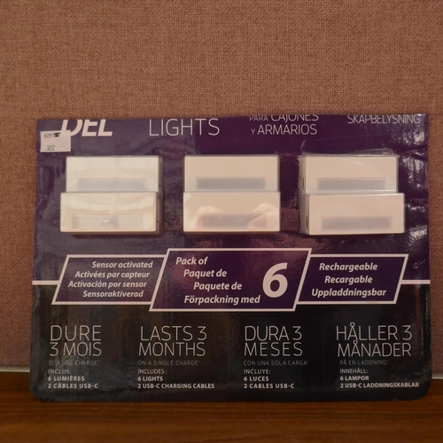 6182 - Feit Led Smart A60 Wi-Fi Bulbs and Rechargeable Conglom Drawer Lights  (348-96,322) *This lot is sub... 