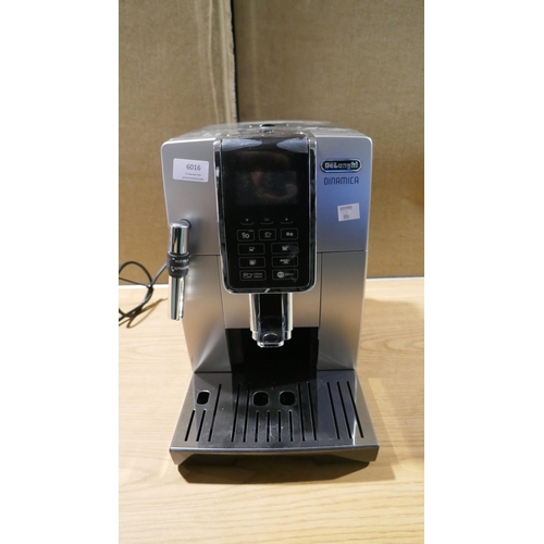 6016 - Delonghi Dinamica Bean to Cup Coffee Machine - missing drawer (Model: Ecam350.35.Sb) Original RRP £3... 