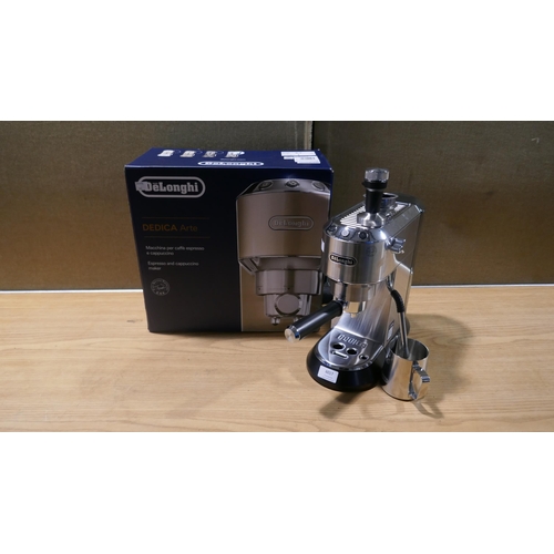 6017 - Delonghi Dedica Espresso Machine with box - Model Ec885.M, Original RRP £133.33 + Vat (348-342) *Thi... 