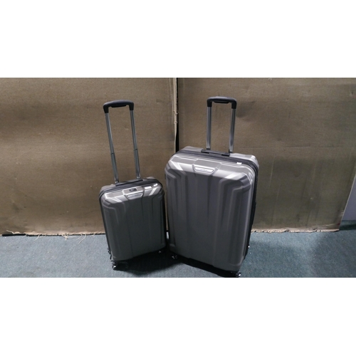 6027 - Samsonite Endure 2 piece Hardside Silver Suitcases, Original RRP £119.99 + Vat (348-263) *This lot i... 