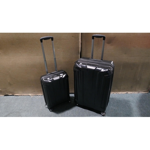 6031 - Samsonite Endure 2 piece Hardside Black Suitcases, Original RRP £119.99 + Vat (348-332) *This lot is... 