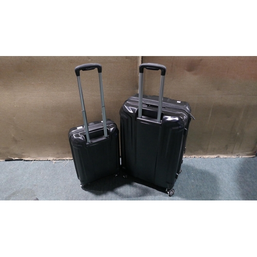 6031 - Samsonite Endure 2 piece Hardside Black Suitcases, Original RRP £119.99 + Vat (348-332) *This lot is... 