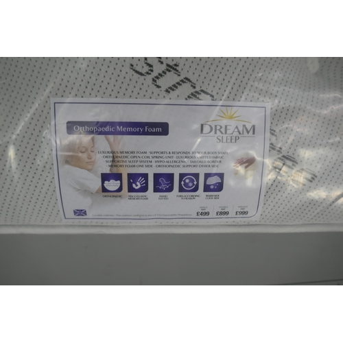 3141 - A double orthopedic memory foam stressfree mattress