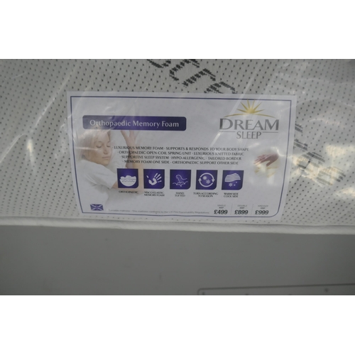 3152 - A double orthopedic memory foam stressfree mattress