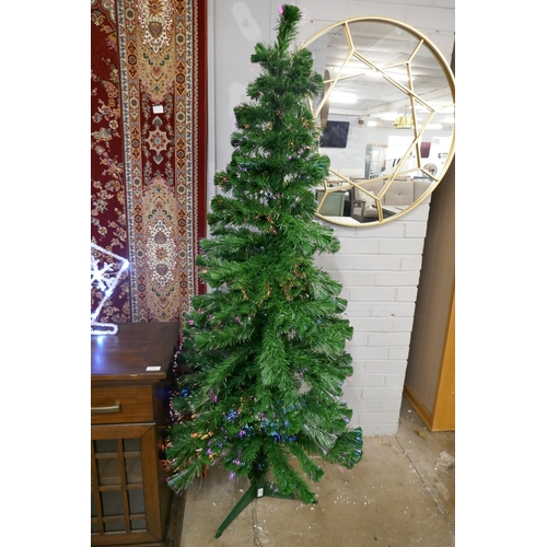 3207 - A 6ft Fibre Optic Christmas tree