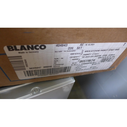 4138 - Blanco Silgranit 1.0 White sink with drainer * This lot is subject to vat