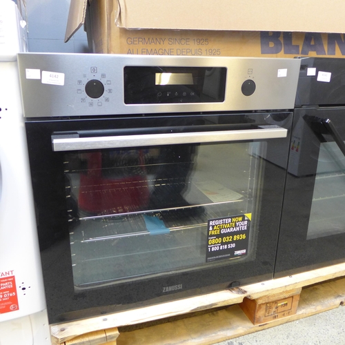 4142 - Zanussi Single Pyrolytic Oven  - Stainless Steel, Original RRP £440.84 + vat * This lot is subject t... 