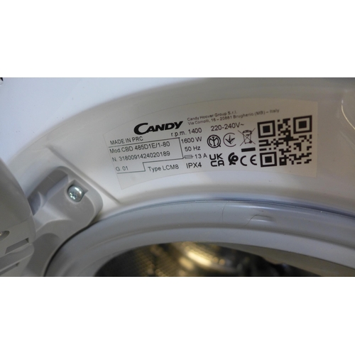 4148 - Candy Smart Washing Machine 8kg *This lot is subject to VAT