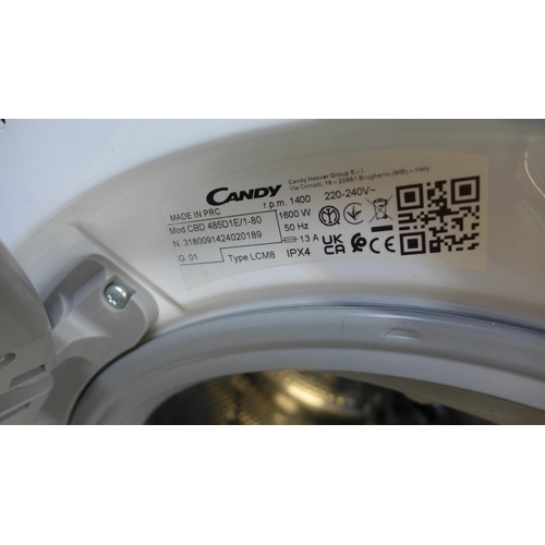 4148 - Candy Smart Washing Machine 8kg *This lot is subject to VAT