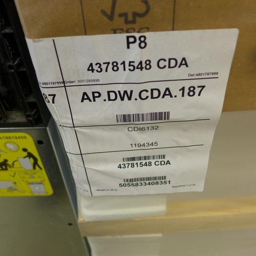 4153 - CDA Integrated Sliding Hinge Dishwasher, Original RRP £415.84 + vat * This lot is subject to vat