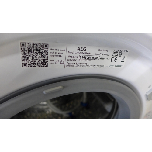 4156 - AEG Series Built In Washer Dryer (8kg), Original RRP £833.33 + vat * This lot is subject to vat