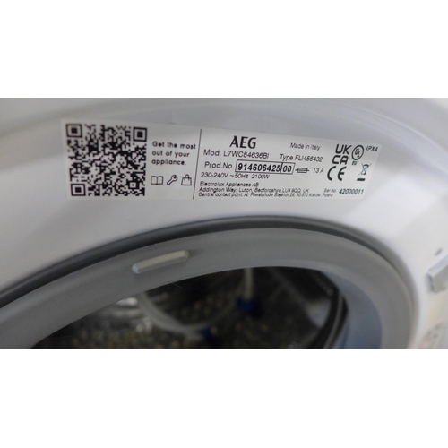 4156 - AEG Series Built In Washer Dryer (8kg), Original RRP £833.33 + vat * This lot is subject to vat