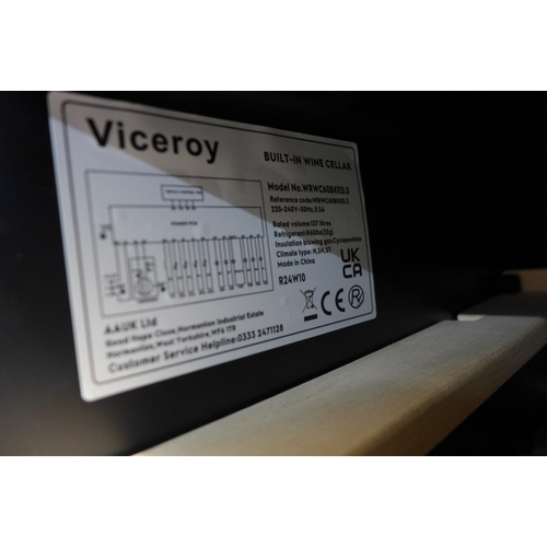 4164 - Viceroy Under Counter Wine Cooler (Door requires attention) Original RRP £499.17 + vat * This lot is... 