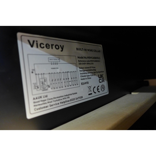 4164 - Viceroy Under Counter Wine Cooler (Door requires attention) Original RRP £499.17 + vat * This lot is... 