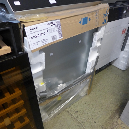 4166 - Neff Fully Integrated Dishwasher With Home Connect, Original RRP £450.00 + vat * This lot is subject... 