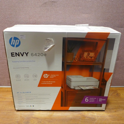 6243 - Hp Envy 6420E Aio Printer, No Power Lead (342-259) *This lot is subject to Vat