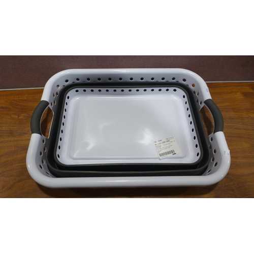 6305 - Pop & Load Laundry Basket and Masterpro Frying Pans (342-340,356) *This lot is subject to Vat