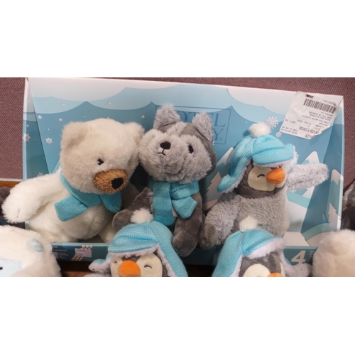 6307 - Cozy Winter Plushies      (342-496-498) *This lot is subject to Vat