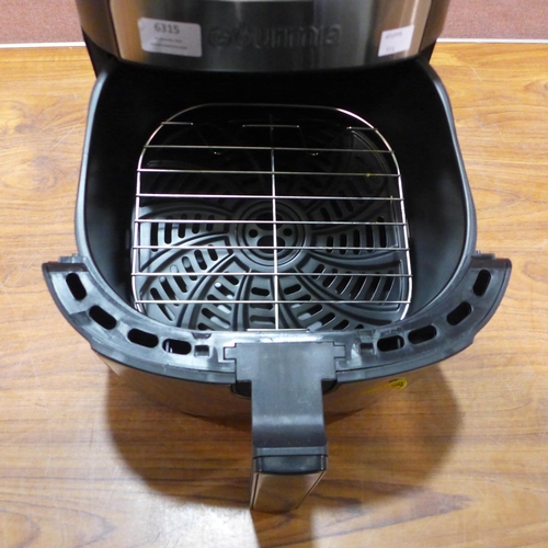 6315 - Gourmia 7Qt Air Fryer - This lot requires a UK adapter (342-514) *This lot is subject to Vat