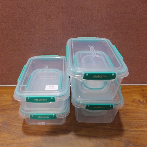 6320 - Sistema Klip It Plus Food Containers (342-490) *This lot is subject to Vat