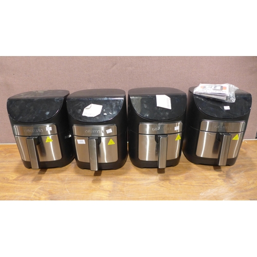 6328 - Four Gourmia 7Qt Air Fryers  - This lot requires a UK adapter (342-230,478,559,114) *This lot is sub... 