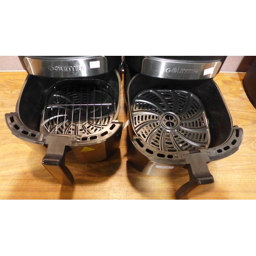 6328 - Four Gourmia 7Qt Air Fryers  - This lot requires a UK adapter (342-230,478,559,114) *This lot is sub... 