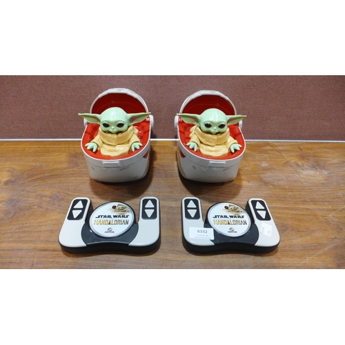 6332 - Star Wars Remote Control Cars (342-416) *This lot is subject to Vat