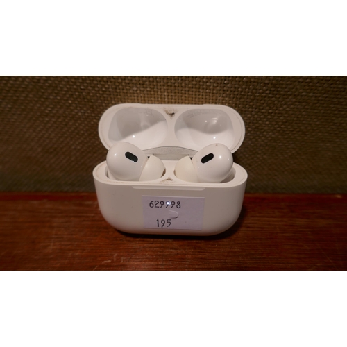 6110 - Apple Airpods Pro 2nd Gen with box and charger (Model mtjv3Zm/A) Original RRP £179.99 + Vat (348-195... 