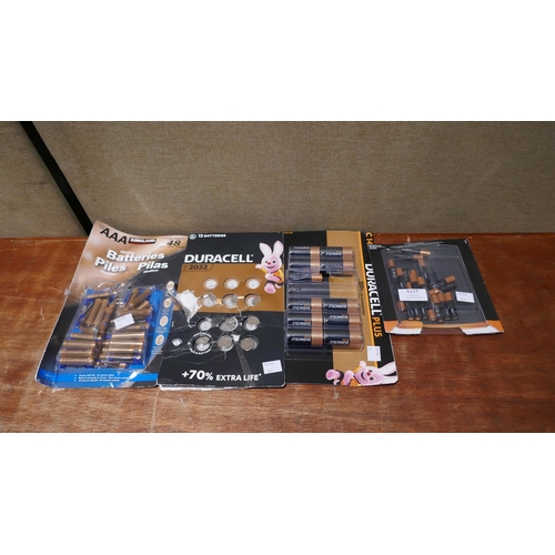 6127 - Quantity of Duracell and Kirkland Signature Batteries (348-50,76,103,114) *This lot is subject to Va... 