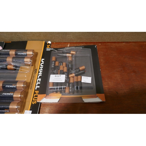 6127 - Quantity of Duracell and Kirkland Signature Batteries (348-50,76,103,114) *This lot is subject to Va... 