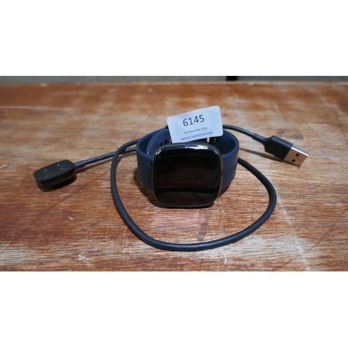 6145 - Fitbit Sense Smartwatch with charger (342-364) *This lot is subject to Vat