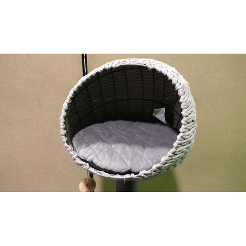 6373 - 6 Level Quilted Large cat Tree  (348-365) *This lot is subject to Vat