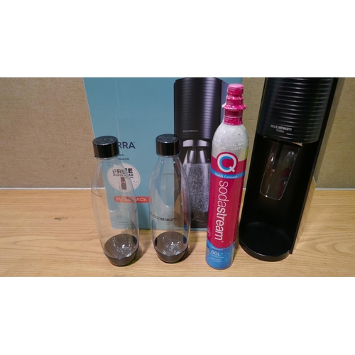 6401 - Sodastream with bottles and canister (Missing Pepsi Max) (348-88) *This lot is subject to Vat