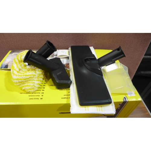 6358 - Karcher Steam Cleaner - This lot requires a UK adapter (342-363) *This lot is subject to Vat