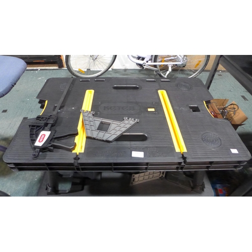 6365 - Keter Folding Worktable   (342-451) *This lot is subject to Vat