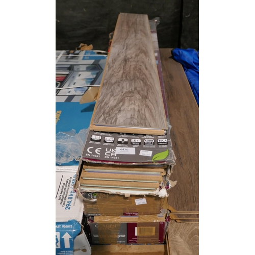 6470 - Laminate Flooring G Walnut (342-295-297) *This lot is subject to Vat