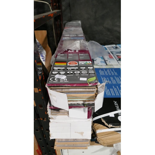 6473 - Grey Walnut Laminate Flooring (345-338,379) *This lot is subject to Vat