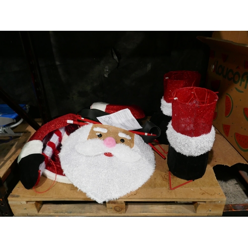 6476 - Led Popup Santa (6Ft/72