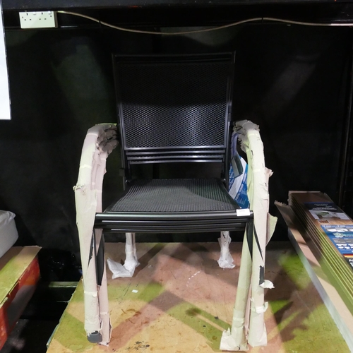 6480 - Four Commercial Stacking Chairs (348-80-83) *This lot is subject to Vat