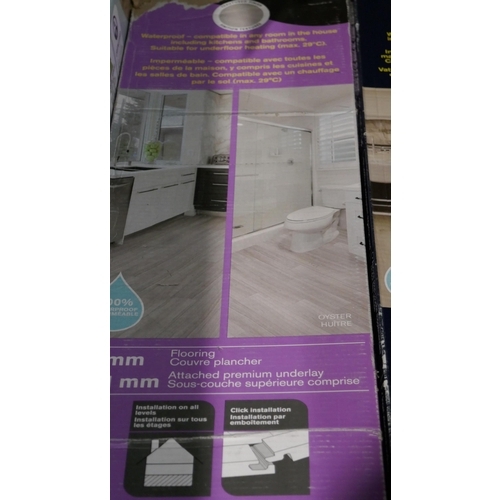 6465 - Oyster Vinyl Flooring     (348-53) *This lot is subject to Vat