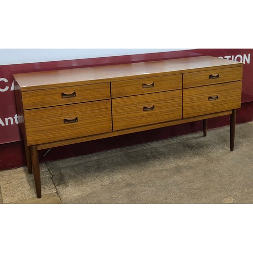 2 - A Wrighton teak six drawer sideboard